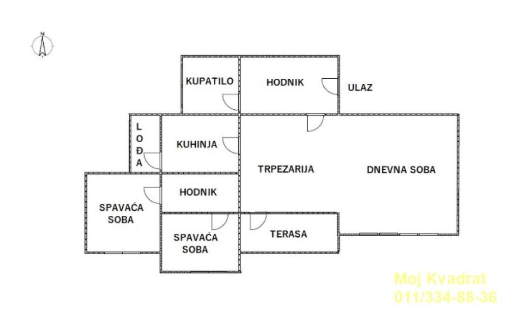 Slika 10 - Trosoban stan na prodaju, 76m2, 86.000€