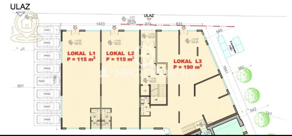 Slika 2 -  Lokal za izdavanje, 296m2, 3.450€