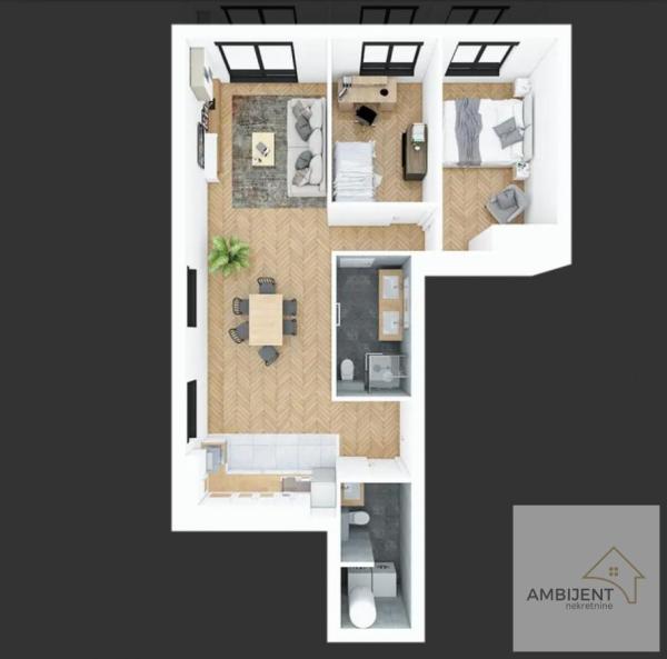 Slika 3 - Trosoban stan na prodaju, 71m2, 234.894€