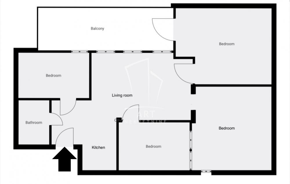 Slika 1 - Braće Jerković, Petosoban stan na prodaju, 47m2, 205.000€