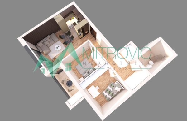 Glavna slika -Dvoiposoban stan na prodaju, 62m2, 247.890€