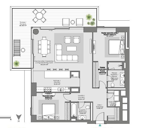 Slika 10 - Belgrade Waterfront - BW Riviera, Trosoban stan na prodaju, 153m2, 1.017.888€