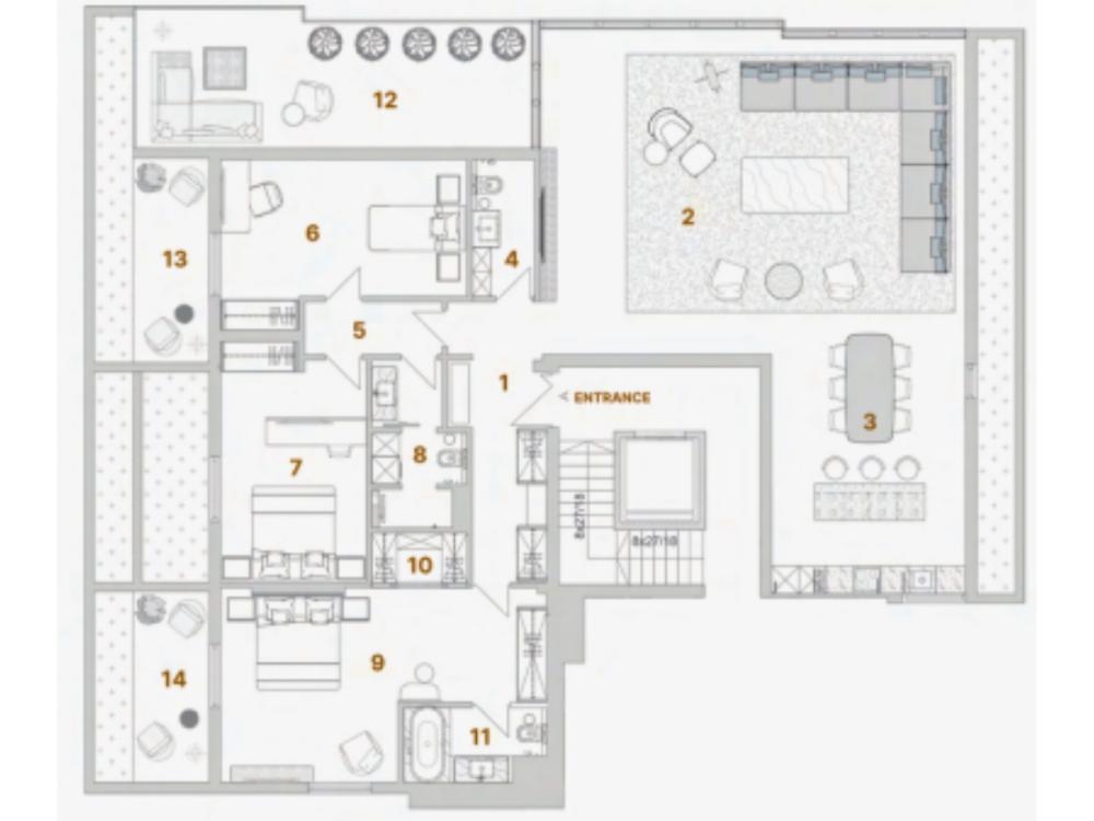 Slika 7 - Heroja Milana Tepica, Četvorosoban stan na prodaju, 218m2, 1.133.600€