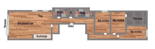 Glavna slika -Četvorosoban stan na prodaju, 101m2, 278.100€