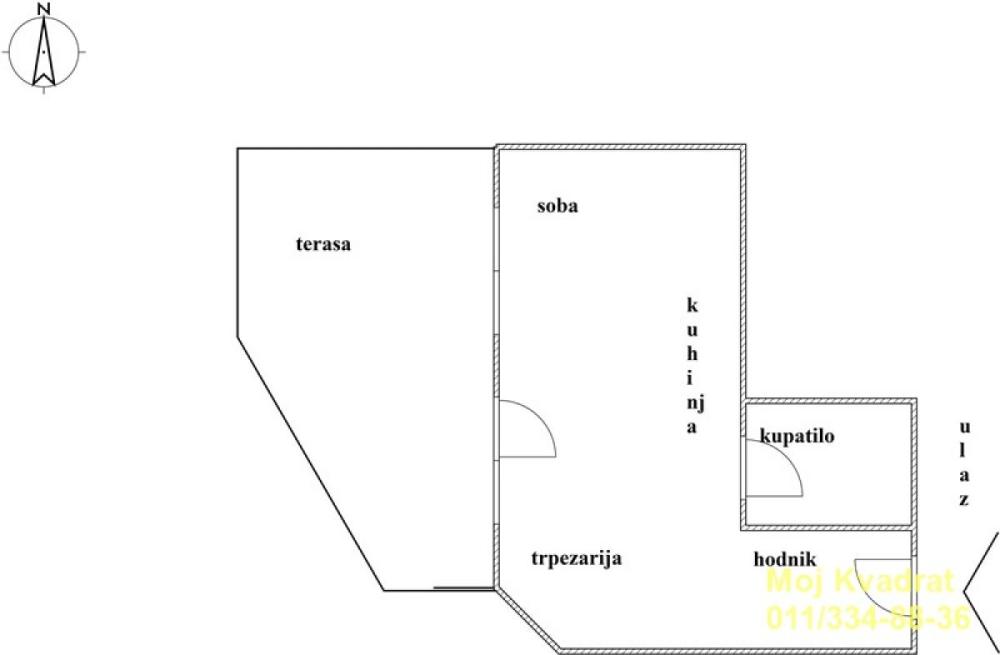 Slika 10 - Jednosoban stan na prodaju, 23m2, 94.800€