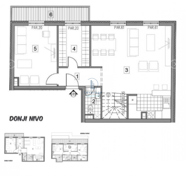 Slika 4 - Četvoroiposoban stan na prodaju, 142m2, 383.400€