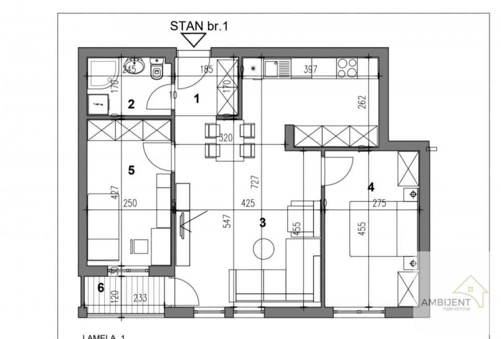 Slika 9 - Trosoban stan na prodaju, 64m2, 131.645€