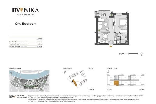Slika 9 - Belgrade Waterfront - BW Nika, Dvosoban stan na prodaju, 57m2, 260.000€