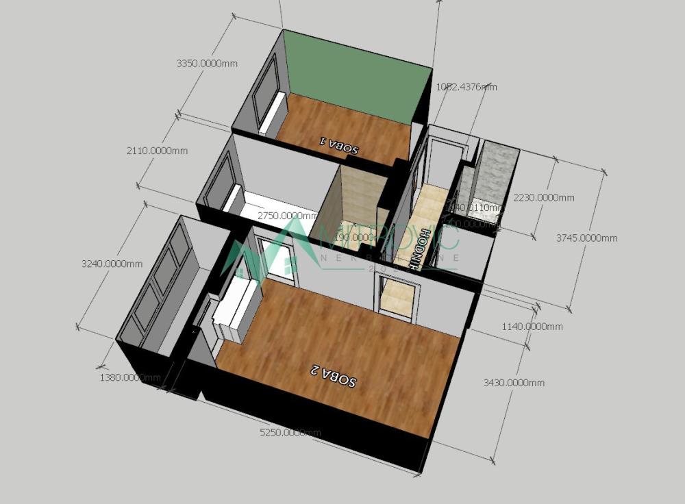 Slika 8 - Dvosoban stan na prodaju, 51m2, 133.900€