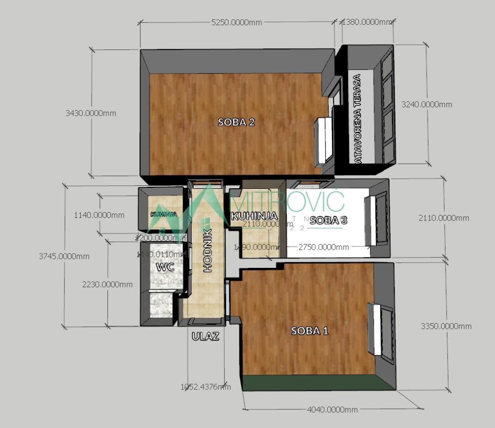Slika 7 - Dvosoban stan na prodaju, 51m2, 133.900€
