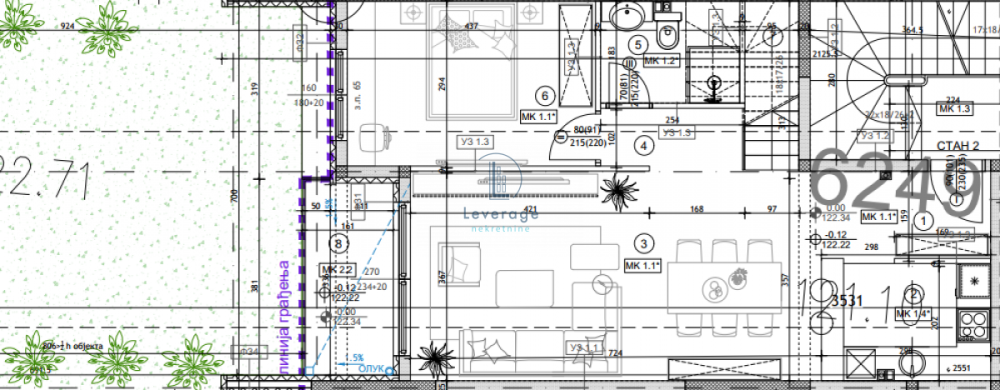 Slika 6 - Trosoban stan na prodaju, 101m2, 253.025€