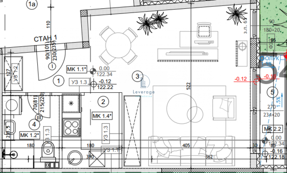 Slika 5 - Jednosoban stan na prodaju, 38m2, 105.000€