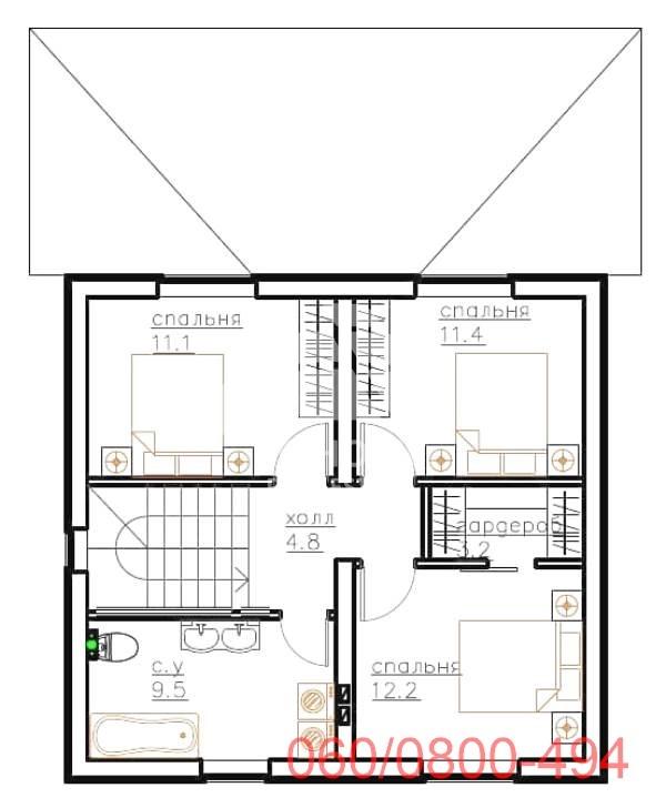 Slika 9 - Maršala Tita,  Kuća na prodaju, 125m2, 206.250€