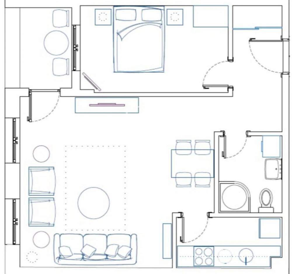 Slika 1 - Maksima Gorkog, Dvosoban stan za izdavanje, 56m2, 740€