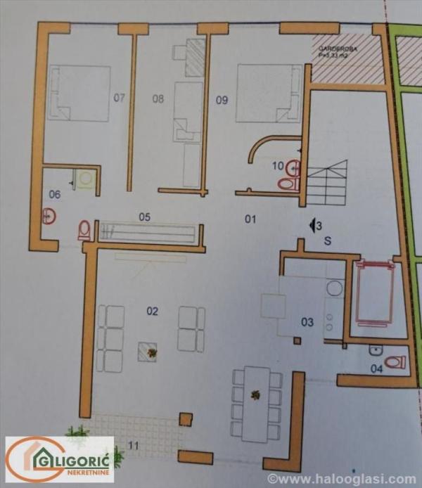 Slika 5 - Četvorosoban stan na prodaju, 110m2, 400.000€