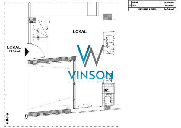 Slika 5 -  Lokal na prodaju, 24m2, 61.800€