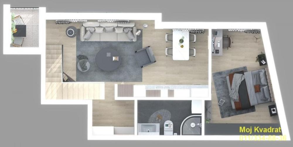 Slika 2 - Trosoban stan na prodaju, 85m2, 220.610€