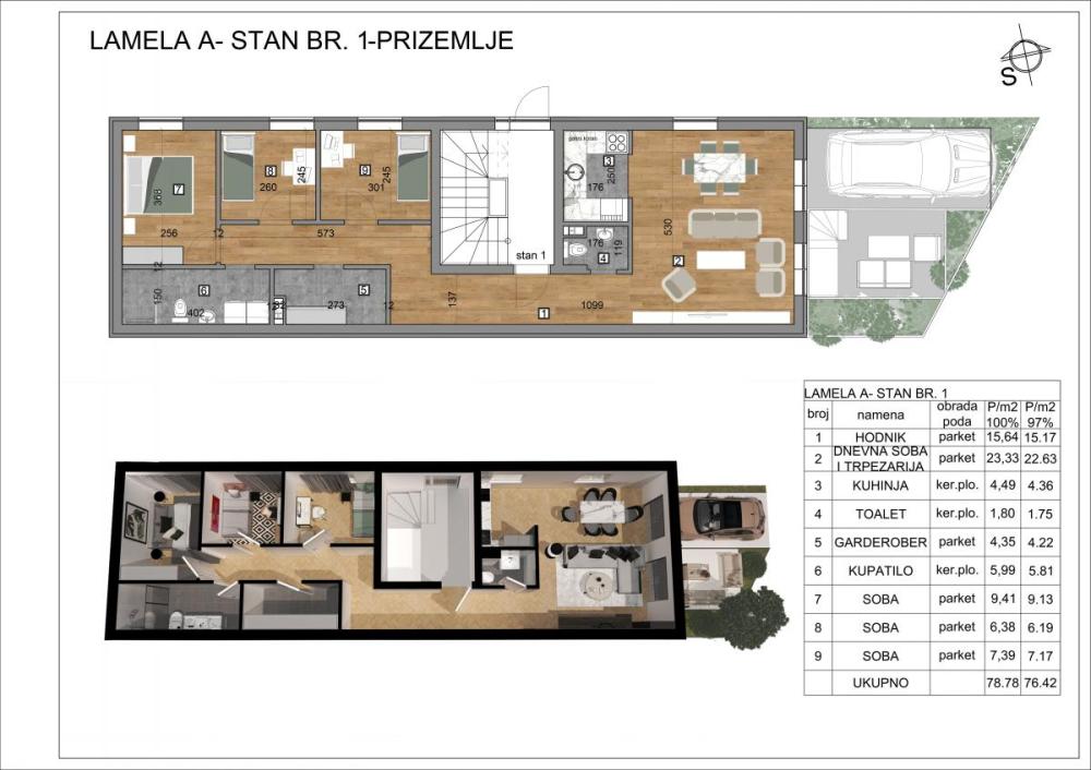 Slika 10 - Troiposoban stan na prodaju, 92m2, 260.000€