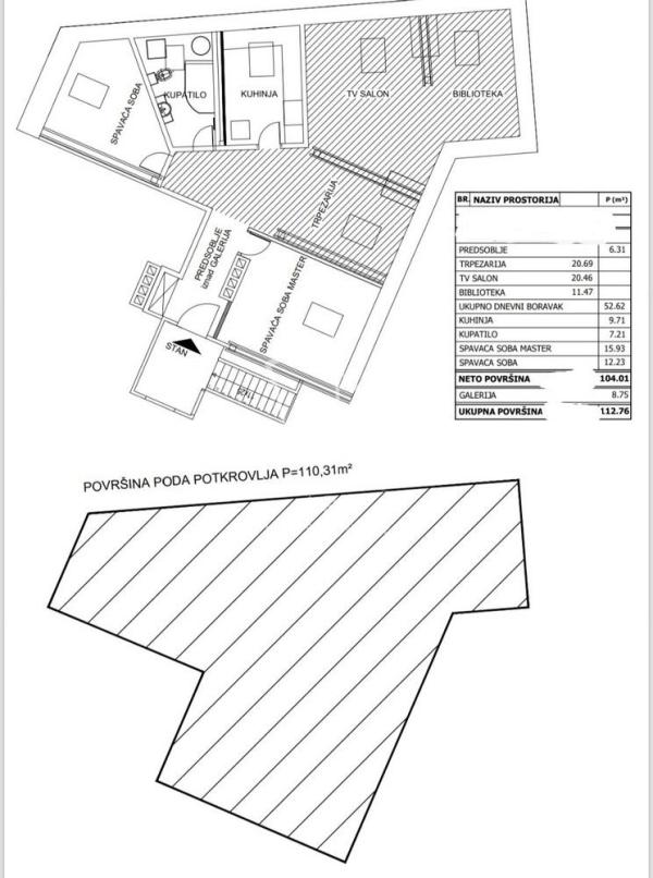 Slika 7 - Kraljevića Marka, Trosoban stan na prodaju, 110m2, 280.000€