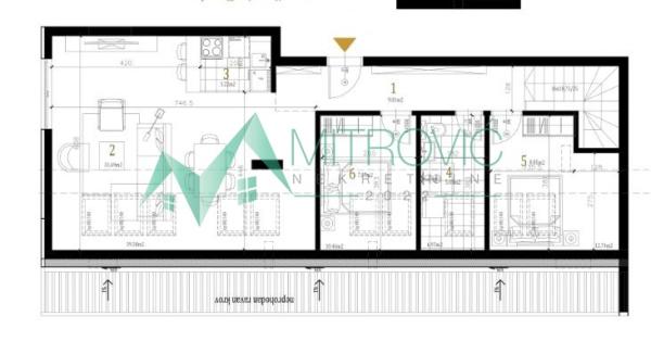 Slika 2 - Dvoiposoban stan na prodaju, 74m2, 140.720€