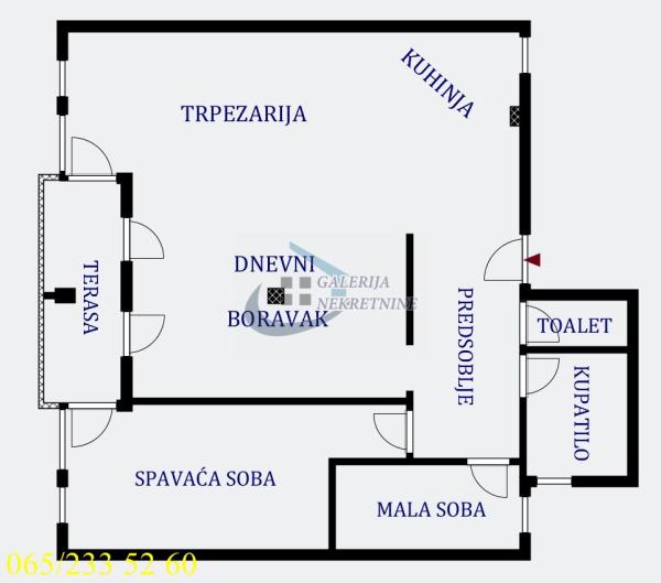 Slika 2 - Šumatovačka, Dvoiposoban stan na prodaju, 101m2, 319.000€