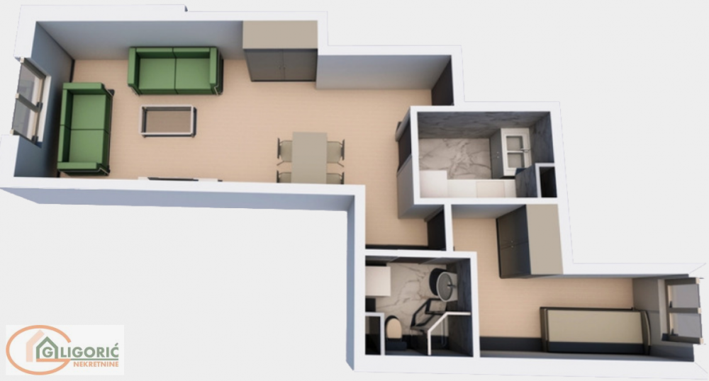 Glavna slika -Živka Davidovića, Jednoiposoban stan na prodaju, 41m2, 135.000€