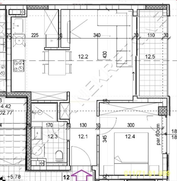 Slika 2 - Karpoševa, Dvosoban stan na prodaju, 47m2, 181.700€