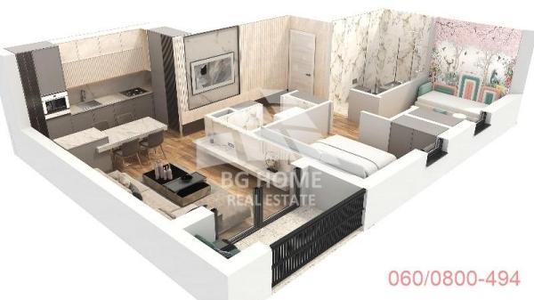 Glavna slika -Karpoševa, Dvoiposoban stan na prodaju, 57m2, 200.700€