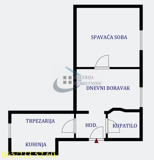 Slika 6 - Milana Vukosa, Dvosoban stan na prodaju, 46m2, 149.000€