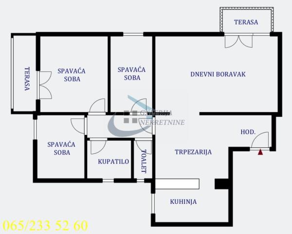 Slika 2 - 11. krajiške divizije, Četvorosoban stan na prodaju, 90m2, 200.000€