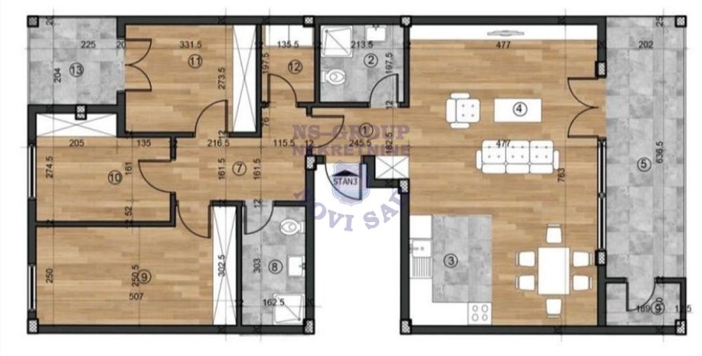 Slika 7 - Četvorosoban stan na prodaju, 106m2, 283.250€