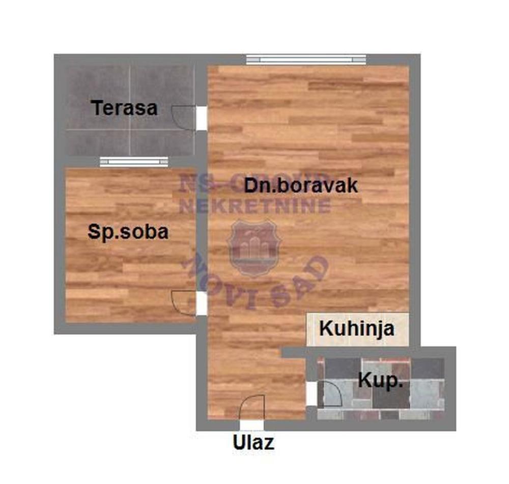 Glavna slika -Jednoiposoban stan na prodaju, 33m2, 105.310€