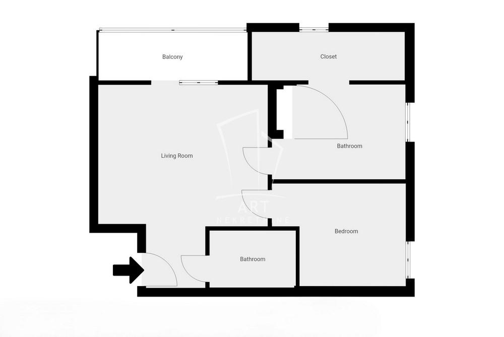 Slika 1 - Surčinska, Trosoban stan na prodaju, 60m2, 180.000€