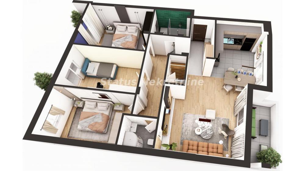 Glavna slika -Četvorosoban stan na prodaju, 132m2, 366.450€