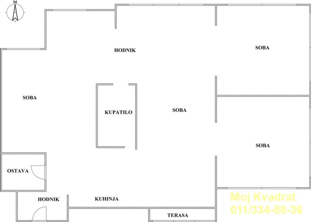 Slika 9 - Četvorosoban stan na prodaju, 96m2, 220.000€