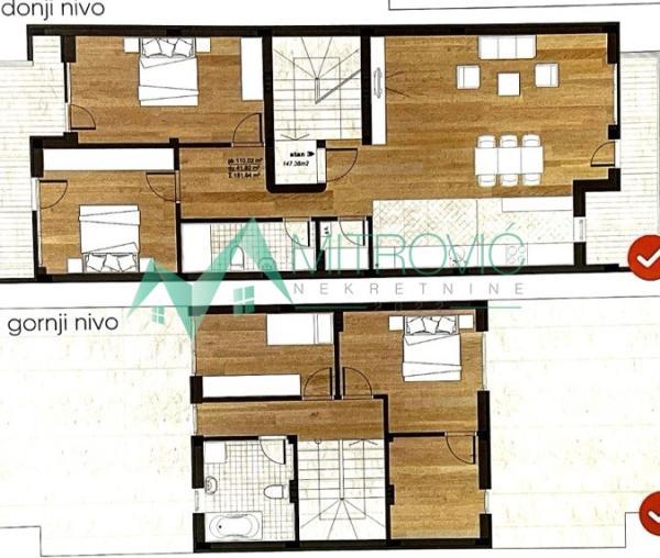 Glavna slika -Četvoroiposoban stan na prodaju, 148m2, 350.600€