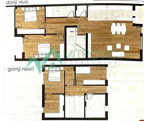 Glavna slika -Četvoroiposoban stan na prodaju, 152m2, 360.100€