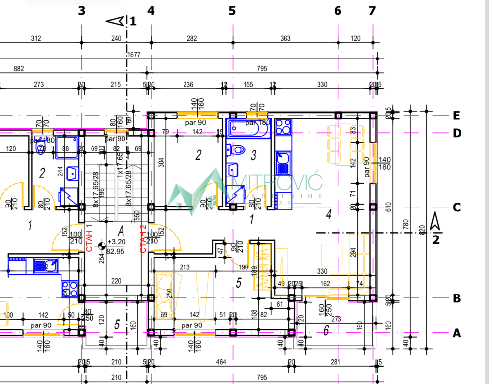 Glavna slika -Četvorosoban stan na prodaju, 95m2, 171.240€