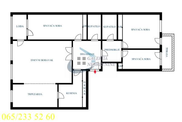Slika 5 - Sinđelićeva, Četvorosoban stan na prodaju, 112m2, 395.000€
