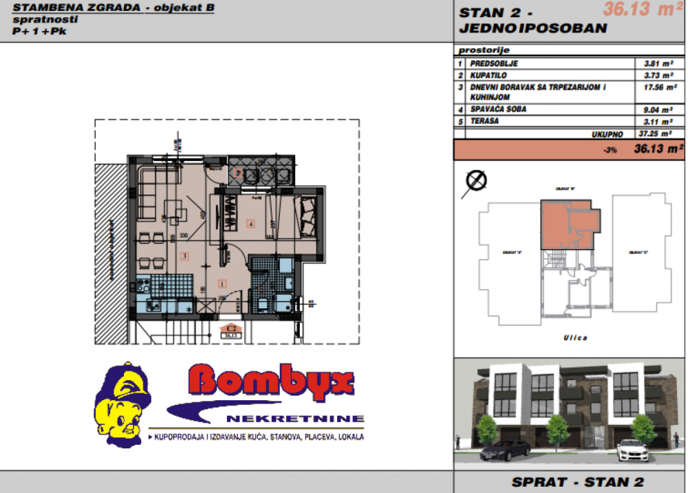 Slika 4 - Jednoiposoban stan na prodaju, 38m2, 85.482€