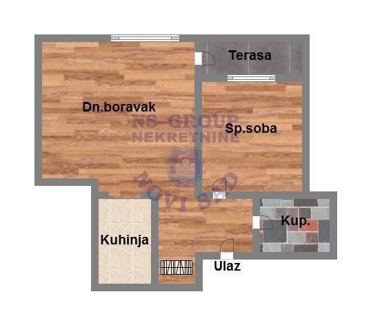 Glavna slika -Jednoiposoban stan na prodaju, 41m2, 128.150€