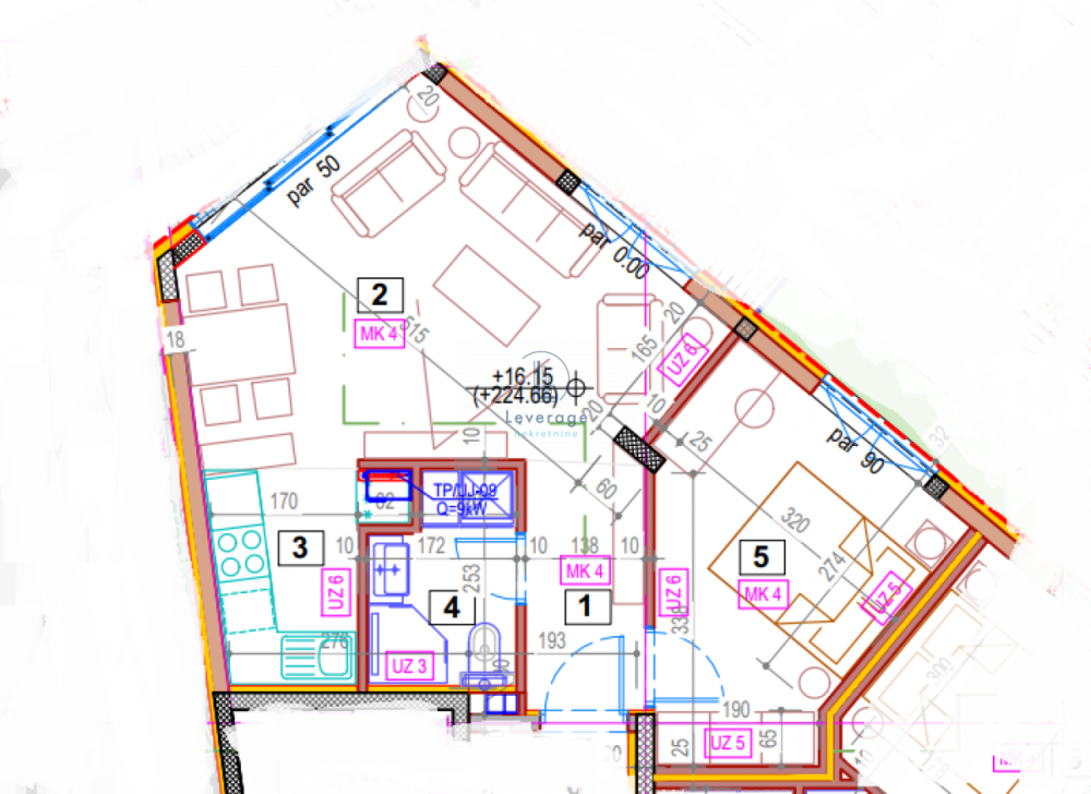 Slika 3 - Dvosoban stan na prodaju, 64m2, 174.000€