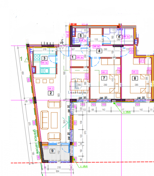 Slika 3 - Trosoban stan na prodaju, 76m2, 219.298€