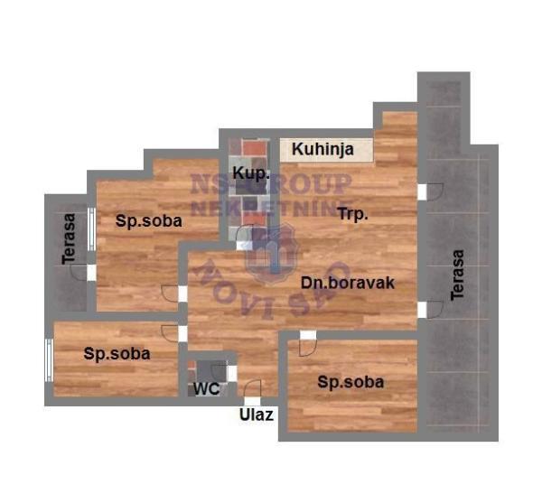 Glavna slika -Troiposoban stan na prodaju, 92m2, 237.730€