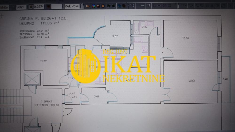 Slika 7 - Krunska, Petosoban stan na prodaju, 111m2, 420.000€