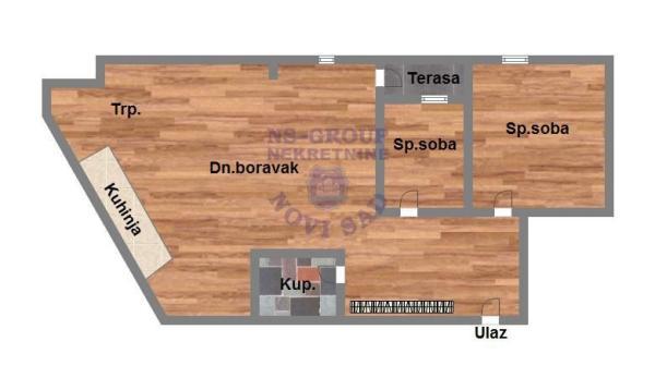 Glavna slika -Dvoiposoban stan na prodaju, 58m2, 148.250€