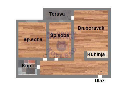 Glavna slika -Dvoiposoban stan na prodaju, 54m2, 139.260€