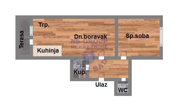 Slika 9 - Dvosoban stan na prodaju, 46m2, 105.670€