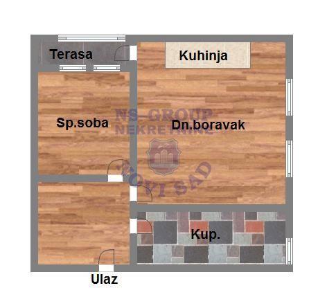 Glavna slika -Dvosoban stan na prodaju, 43m2, 112.060€