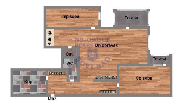 Glavna slika -Trosoban stan na prodaju, 87m2, 175.350€
